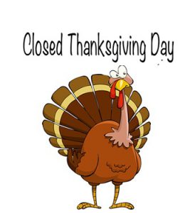Closed Thanksgiving- Restaurant Supply Food- Washington DC Maryland
